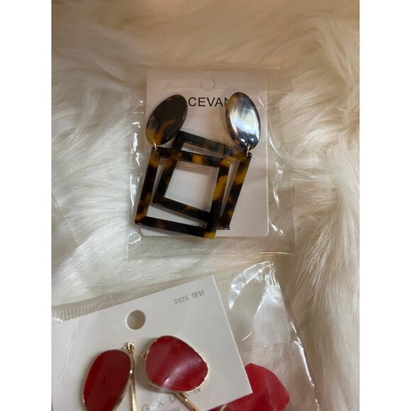 Fashion Costume Jewlery Earrings Necklace Lot of 12 - Picture 10 of 14